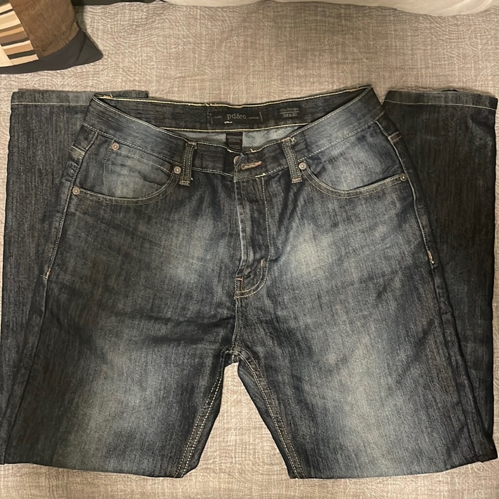 Womens PD&CCo slim straight leg jeans. Size 34X30